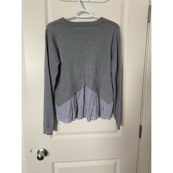 Heartloom Grey/Stripped Sweater - Picture 3 of 5